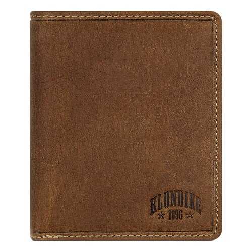 Бумажник Klondike Finn, коричневый, 10x11,5 см в SELA