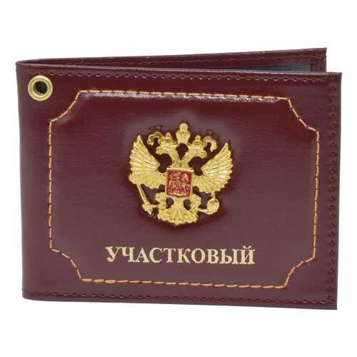 Обложка для удостоверения Mashinokom Участковый бордовая в SELA