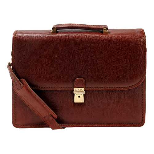 Портфель мужской Dr.Koffer P402104-02 коричневый в SELA