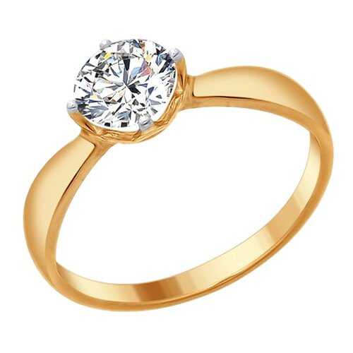 Кольцо женское SOKOLOV из серебра со Swarovski Zirconia 89010096 р.16.5 в SELA