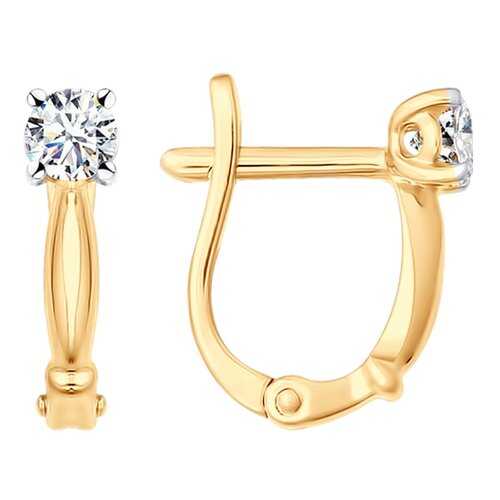 Серьги SOKOLOV из серебра со Swarovski Zirconia 89020080 в SELA