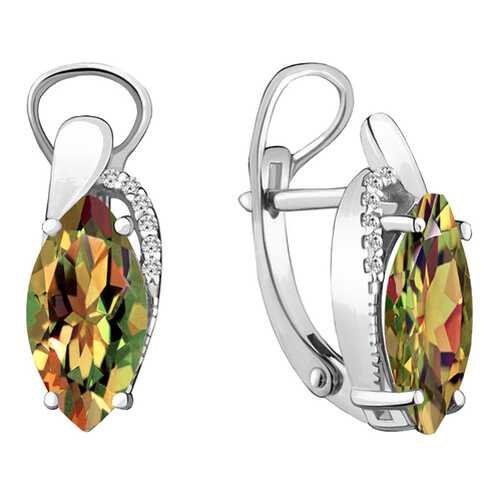 Серьги женские Aquamarine 4475919А.5_OS_3,57гр. в SELA
