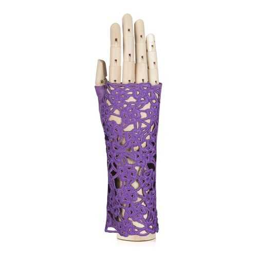 Митенки женские Eleganzza F-0160 фиолетовые 7.5 в SELA
