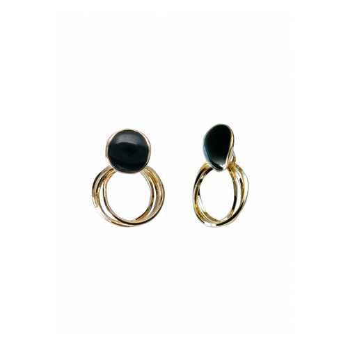 Серьги Corona style B006EEH03191-BLACK в SELA