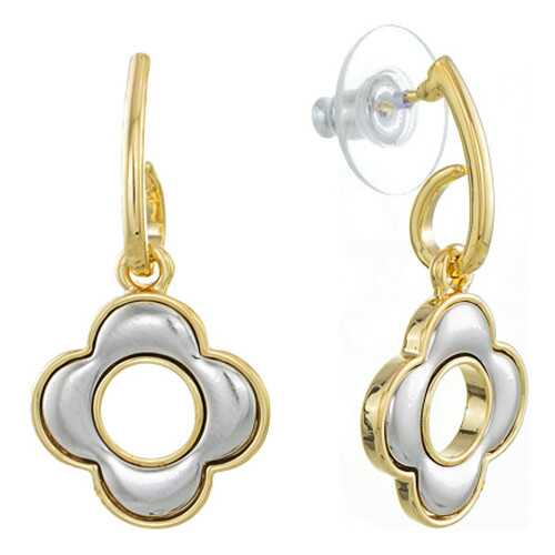 Серьги Corona Style B011E74298 золотисто-серые в SELA