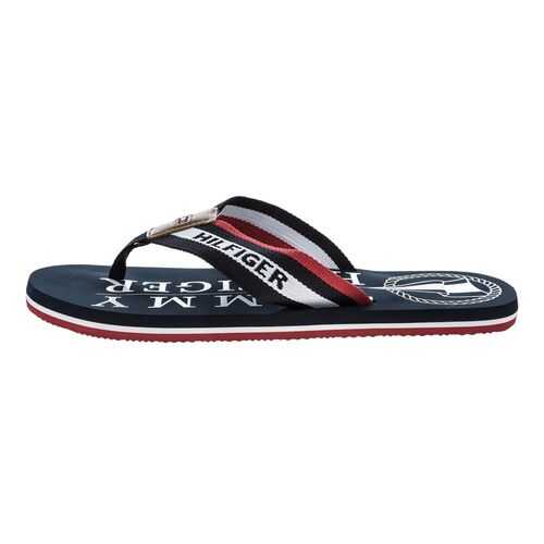 Шлепанцы мужские Tommy Hilfiger FM0FM02693 синие 44 US в SELA