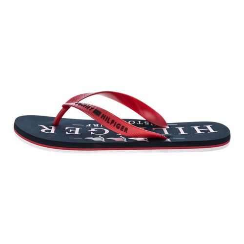 Шлепанцы мужские Tommy Hilfiger FM0FM02699 синие 42 US в SELA