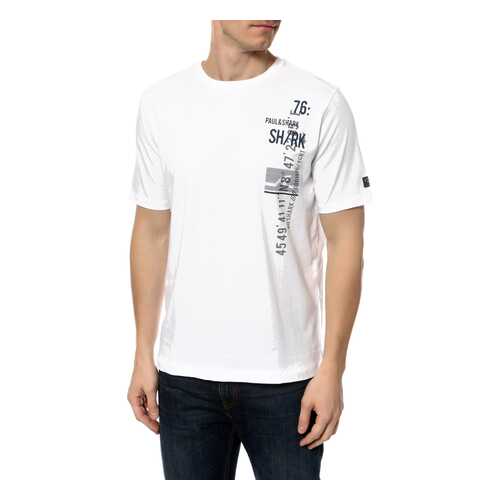 Футболка мужская Paul & Shark A18P1653SF(010) белая M в SELA
