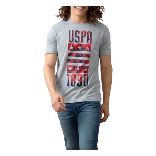 Футболка мужская U.S. POLO Assn. G081GL0110DETSKI серая S в SELA