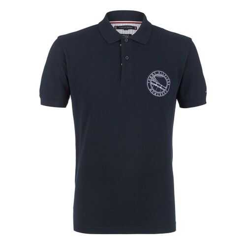 Футболка-поло мужская Tommy Hilfiger MW0MW13095 синяя XL в SELA