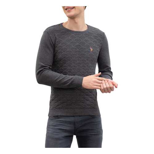Джемпер мужской U.S. POLO Assn. G081SZ0TK0FEDOR серый M в SELA