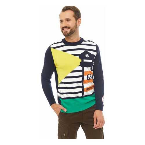 Джемпер мужской United Colors of Benetton 1098K1L42_901 разноцветный XL в SELA