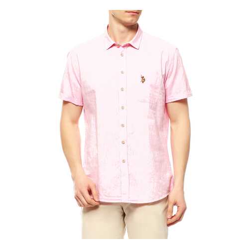Рубашка мужская U.S. POLO ASSN. G081SZ0040ELFY18Y розовая XS в SELA