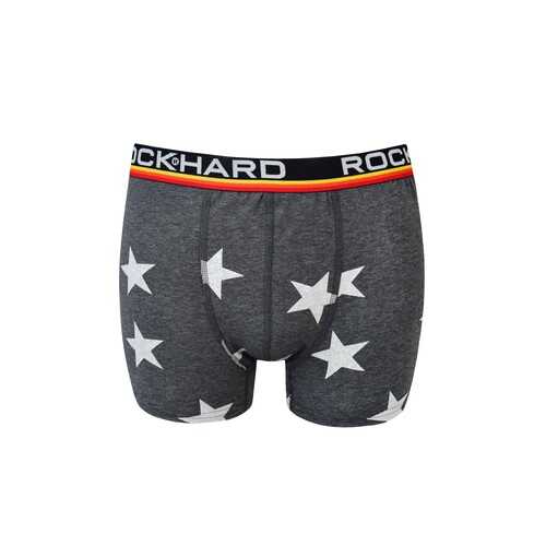 Боксеры мужские ROCKHARD 7003 ROCKHARD боксеры с рисунком (12) серые L в SELA