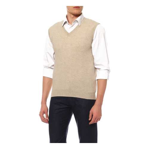 Жилет мужской Mir cashmere 3-16-003WE бежевый L в SELA
