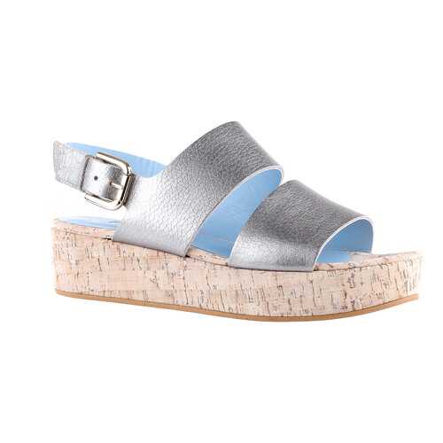 Босоножки женские Studio Pollini SA16894E01TF390B серебристые 39.5 RU в SELA