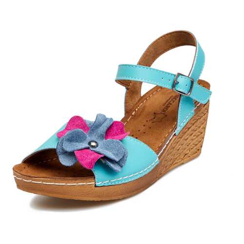 Босоножки женские T.Taccardi 710017666 бирюзовые 40 RU в SELA