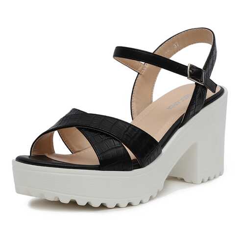 Босоножки женские T.Taccardi K0356PT-8A черные 37 RU в SELA