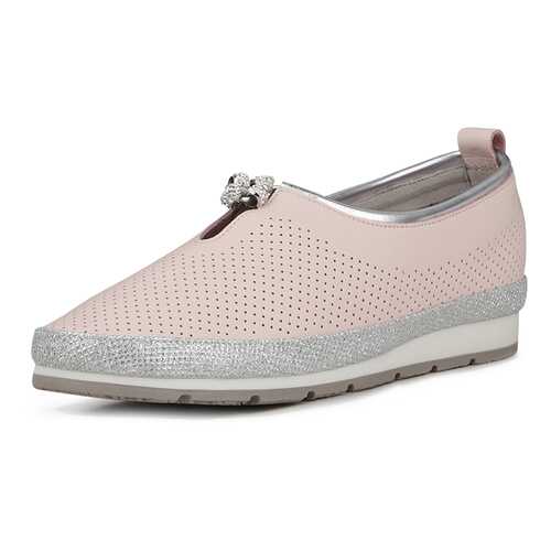 Слипоны женские Alessio Nesca K0636LC-1A розовые 37 RU в SELA