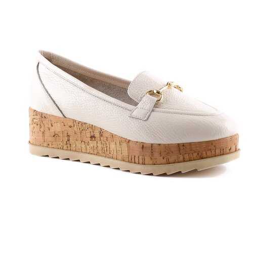 Лоферы женские Shoes Market 61-982 бежевые 37 RU в SELA