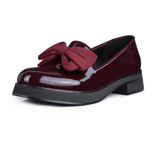 Лоферы женские T.Taccardi K0062LC-1A бордовые 36 RU в SELA