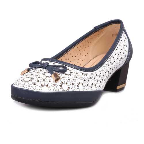 Туфли женские T.Taccardi 27306460 белые/синие 38 RU в SELA
