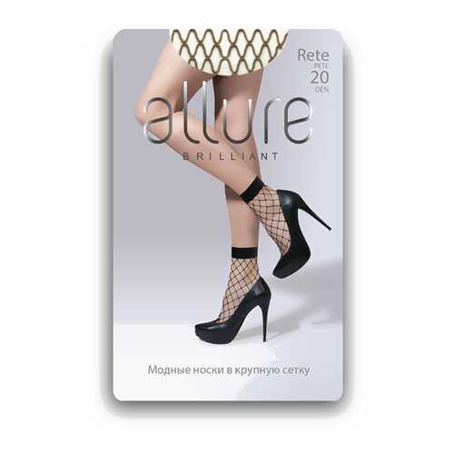 Капроновые носки женские ALLURE ALL RETE maxi 20 бежевые 23-25 в SELA