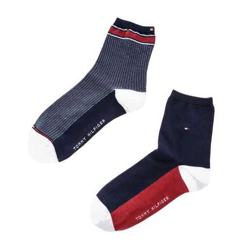 Набор носков женских Tommy Hilfiger 320104001 синих 35-38 US в SELA