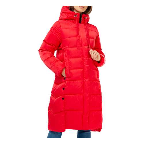 Пуховик-пальто женский Amimoda 10N307-07 красный 50 RU в SELA