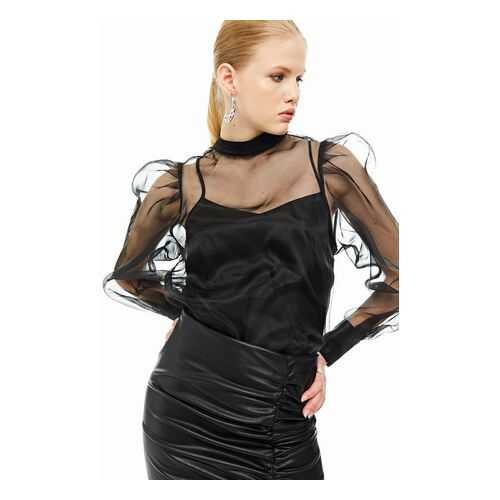 Блуза женская Guess W0YH59-WD2I0 черная M в SELA
