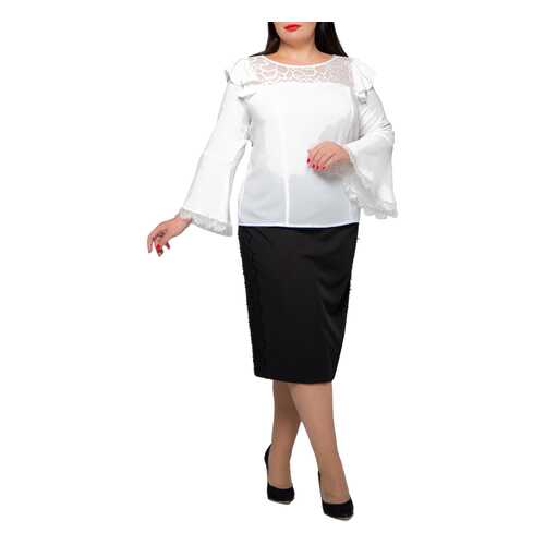 Блуза женская KR 4268 белая 54 RU в SELA