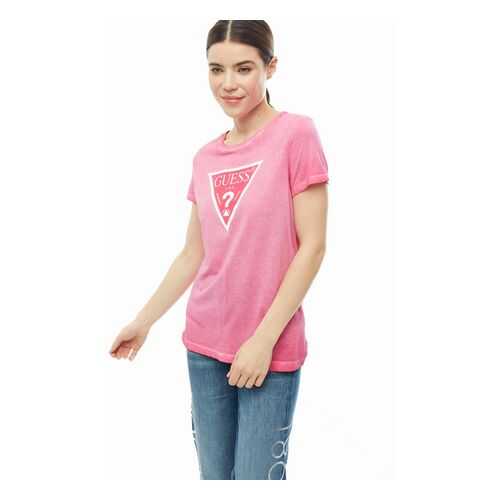 Футболка женская Guess W0YI13-R5JK1 розовая S в SELA