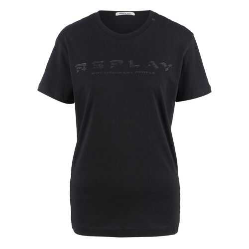 Футболка женская Replay W3340A.22748 черная M в SELA