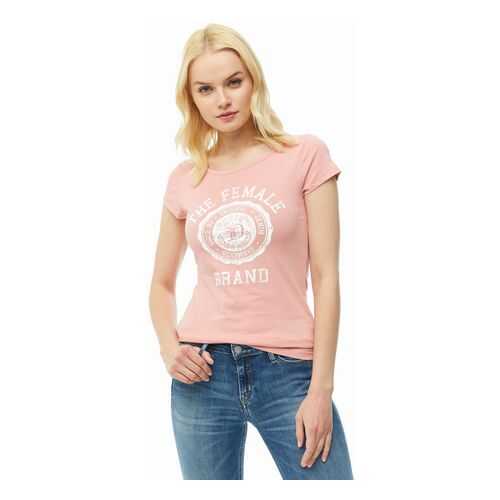 Футболка женская TOM TAILOR 1014715-11056 розовая XL в SELA