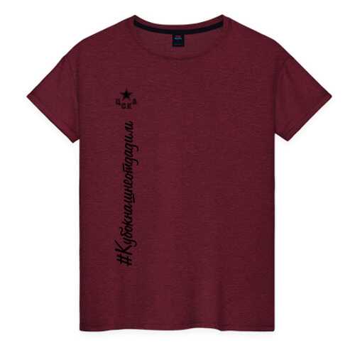 Футболка женская ВсеМайки 2453037 красная XL в SELA
