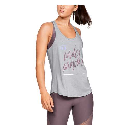 Майка женская Under Armour 1330343-011 серая M в SELA