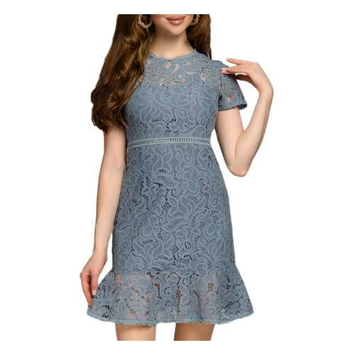 Платье женское D&M by 1001DRESS 0112001-30067BL синее XL в SELA
