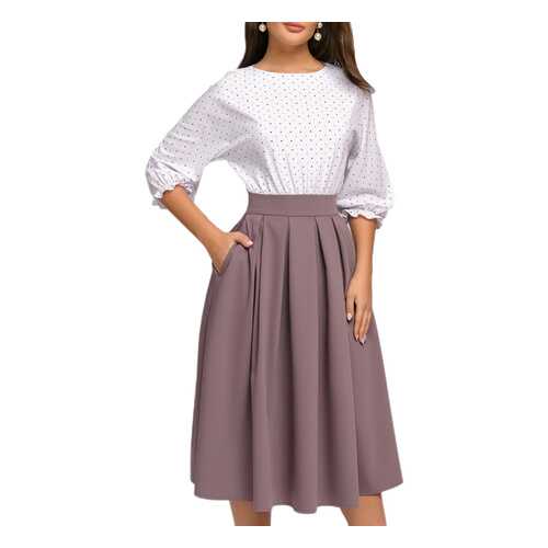 Платье женское D&M by 1001DRESS DM00234MW бежевое M в SELA