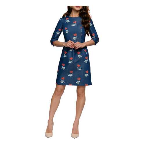 Платье женское D&M by 1001DRESS DM00602DB синее XL в SELA